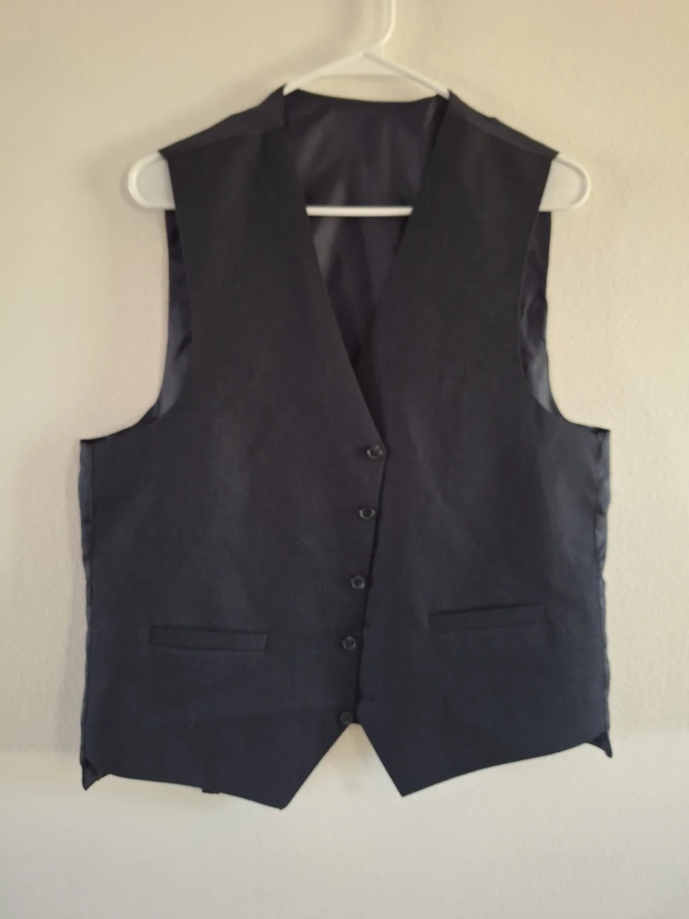 Men's Classic Black Three-Piece Suit - Jacket, Vest & Trousers